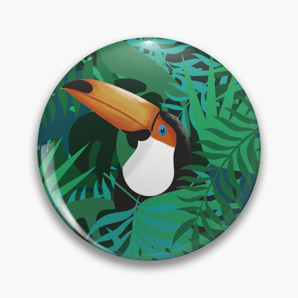 Item preview, Toucans in dense foliage designed and sold by cook-creative.
