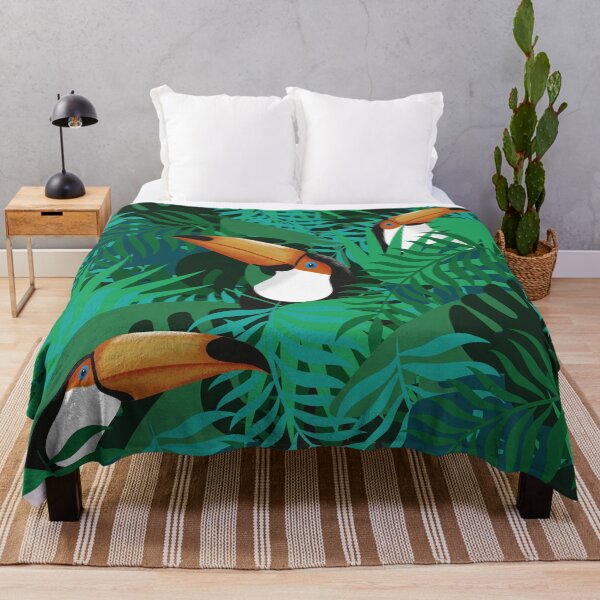 Item preview, Toucans in dense foliage designed and sold by cook-creative.
