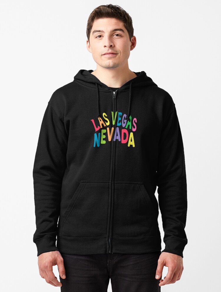 Las Vegas Hoodie Adult Unisex Skyline Las Vegas Nevada 