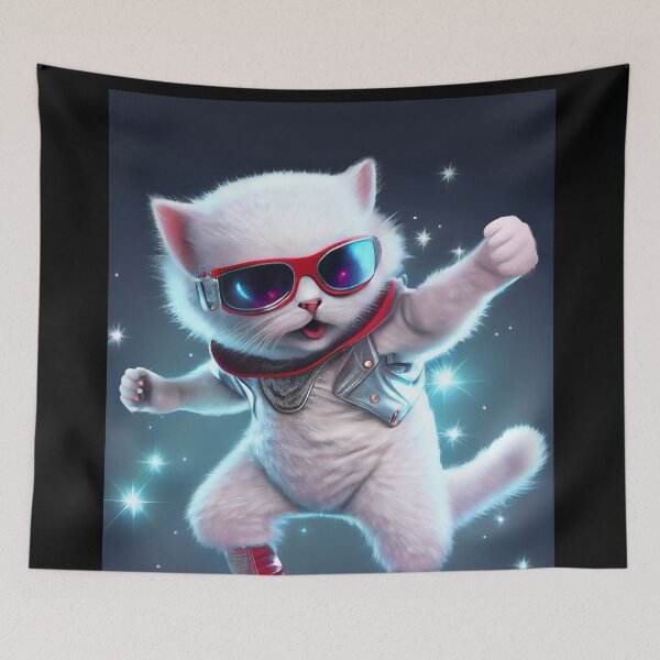 Item preview, Cute Cosmic Cat - Anime Art design designed and sold by AlNoah.