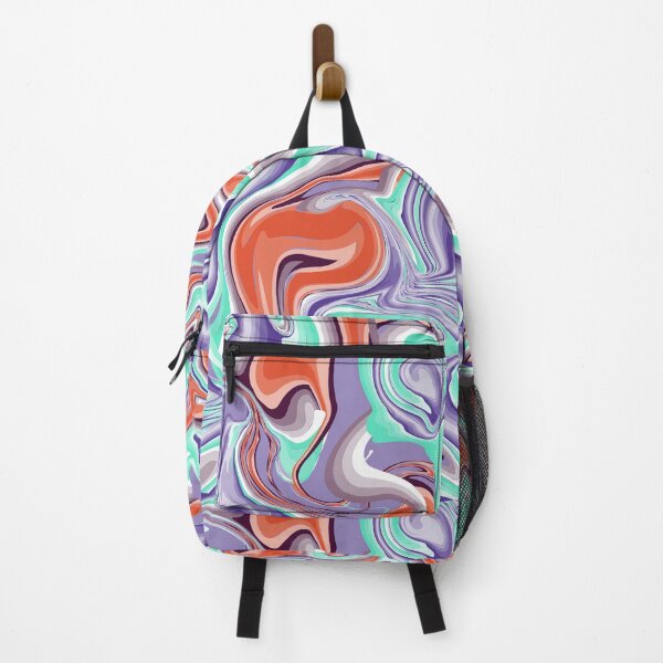 Item preview, colored marble, beautiful marble design, orange, purple marble design. designed and sold by Becson.