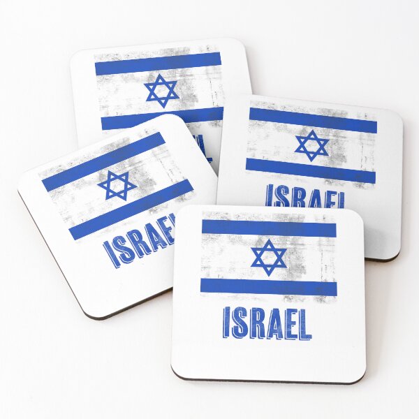 Artikelvorschau, Flagge von Israel "Grunge"-Look. entworfen und verkauft von KTSubz Faith & Fun Designs.