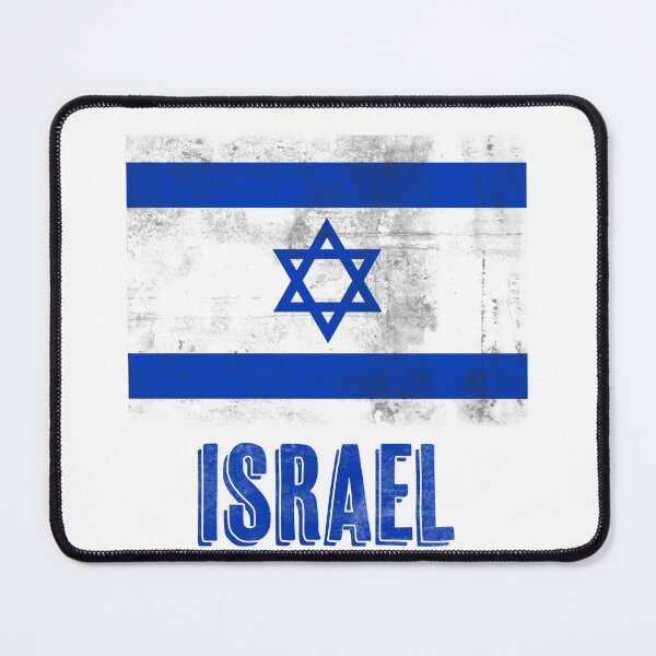 Artikelvorschau, Flagge von Israel "Grunge"-Look. entworfen und verkauft von KTSubz Faith & Fun Designs.