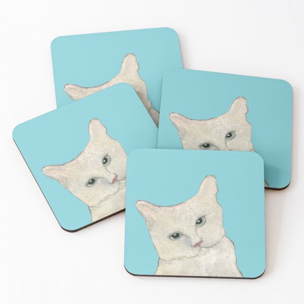 Item preview, Sweet white cat designed and sold by Janpaints22.
