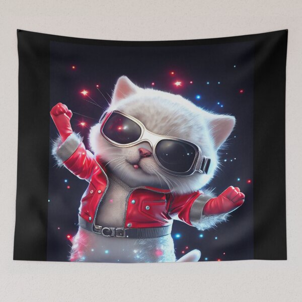 Item preview, Cute Cosmic Cat - Anime Art design designed and sold by AlNoah.