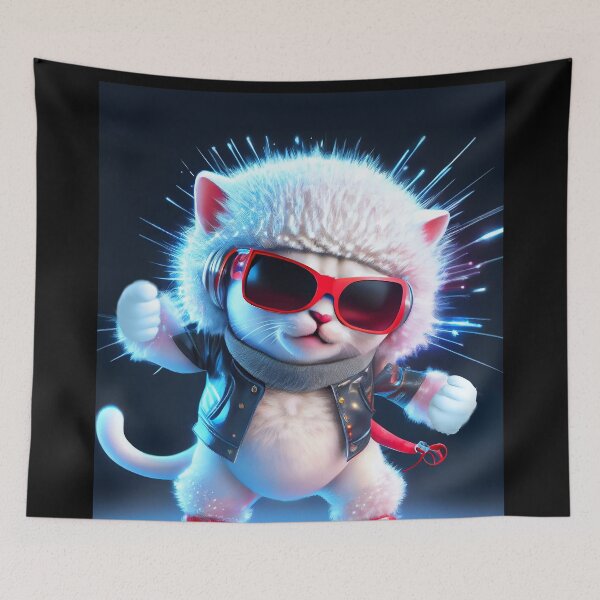 Item preview, Cute Cosmic Cat - Anime Art design designed and sold by AlNoah.