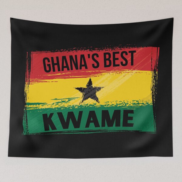 Item preview, Ghana's Best KWAME Name On Flag designed and sold by AfriStyleUK.