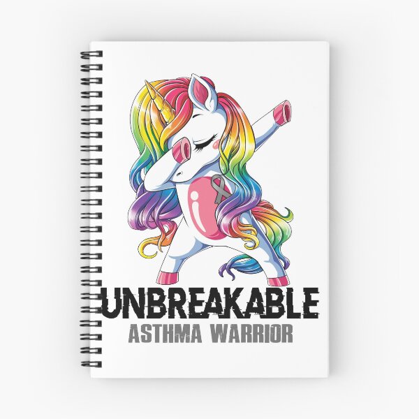 Item preview, Asthma Awareness - Unicorn Asthma Warrior Ribbon UNBREAKABLE designed and sold by Fernandezf.