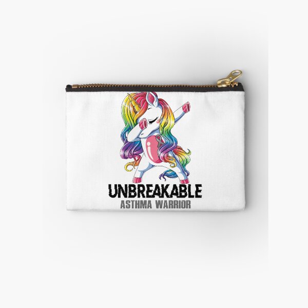Item preview, Asthma Awareness - Unicorn Asthma Warrior Ribbon UNBREAKABLE designed and sold by Fernandezf.