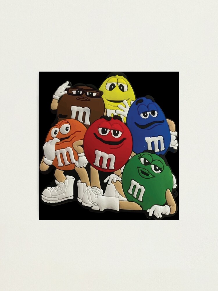 m and ms Sticker for Sale by FATYZA004