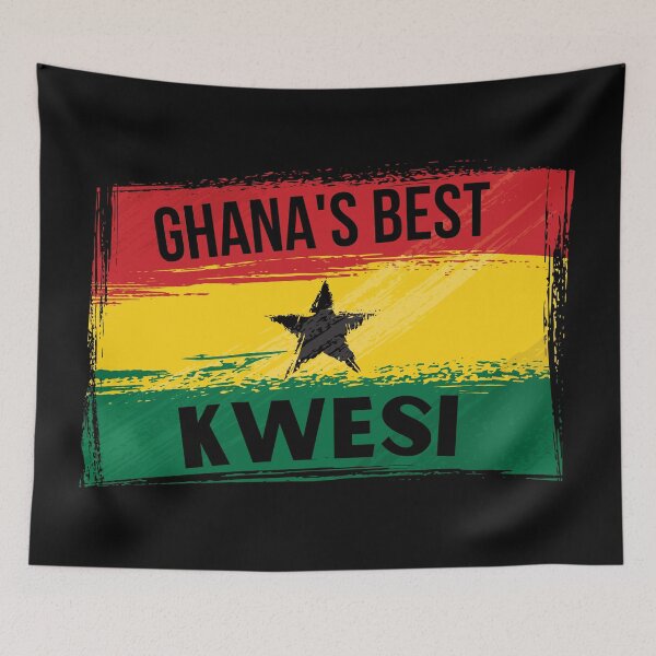Item preview, Ghana's Best KWESI Name On Flag designed and sold by AfriStyleUK.