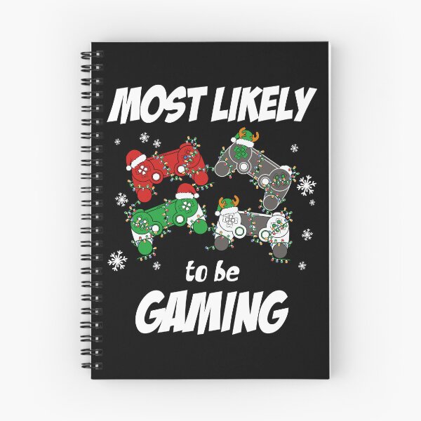 Item preview, Most likely to Be Gaming Funny Christmas quote designed and sold by Soccomed.