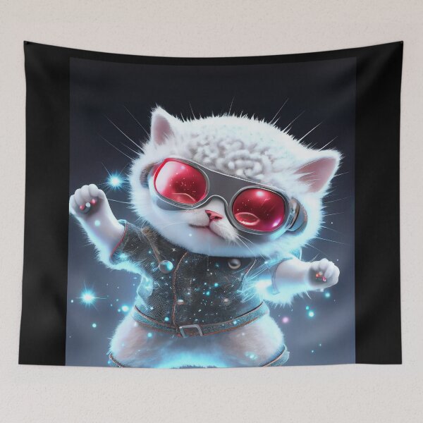 Item preview, Cute Cosmic Cat - Anime Art design designed and sold by AlNoah.