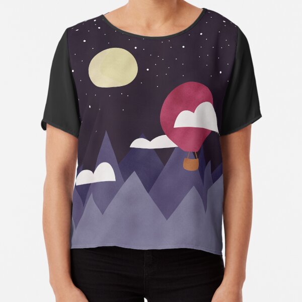 Moon Sailing Chiffon Top