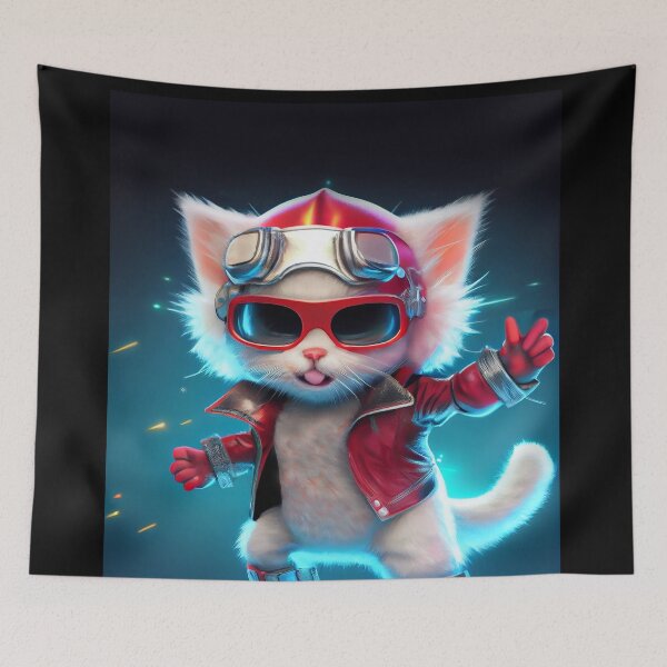 Item preview, Cute Cosmic Cat - Anime Art design designed and sold by AlNoah.