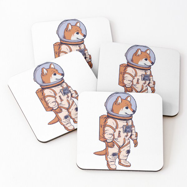 Item preview, Astronaut Corgi drawing designed and sold by Nicolas-T.