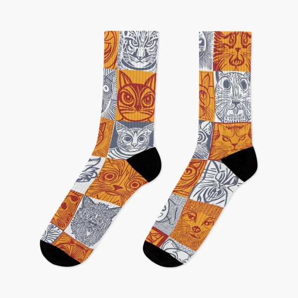 Item preview, Hawaiian Tribal Style Cat Face Check Checker Pattern designed and sold by pelagio.