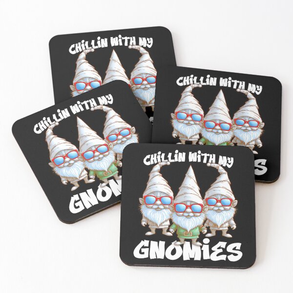 Item preview, Chillin with my Gnomies funny Christmas design designed and sold by BatholomewMat.