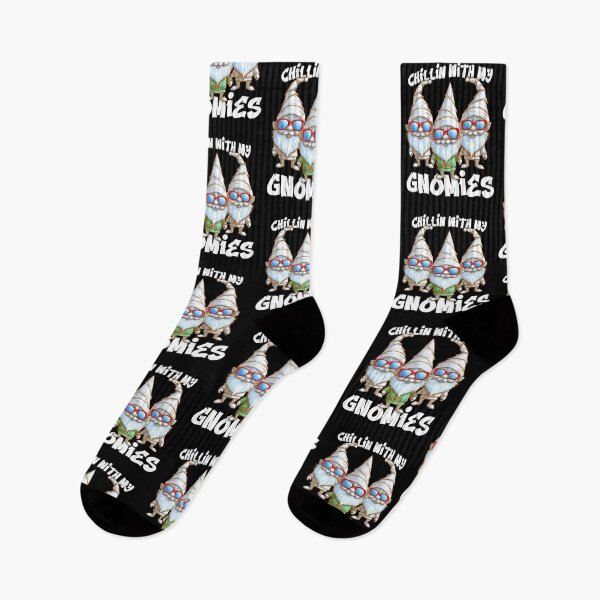 Item preview, Chillin with my Gnomies funny Christmas design designed and sold by BatholomewMat.