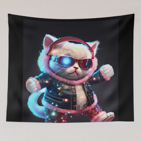 Item preview, Cute Cosmic Cat - Anime Art design designed and sold by AlNoah.