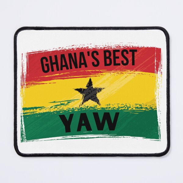 Item preview, Ghana's Best Yaw Name On Flag designed and sold by AfriStyleUK.