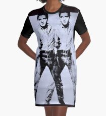 ELVIS : Vintage Restored Print Graphic T-Shirt Dress
