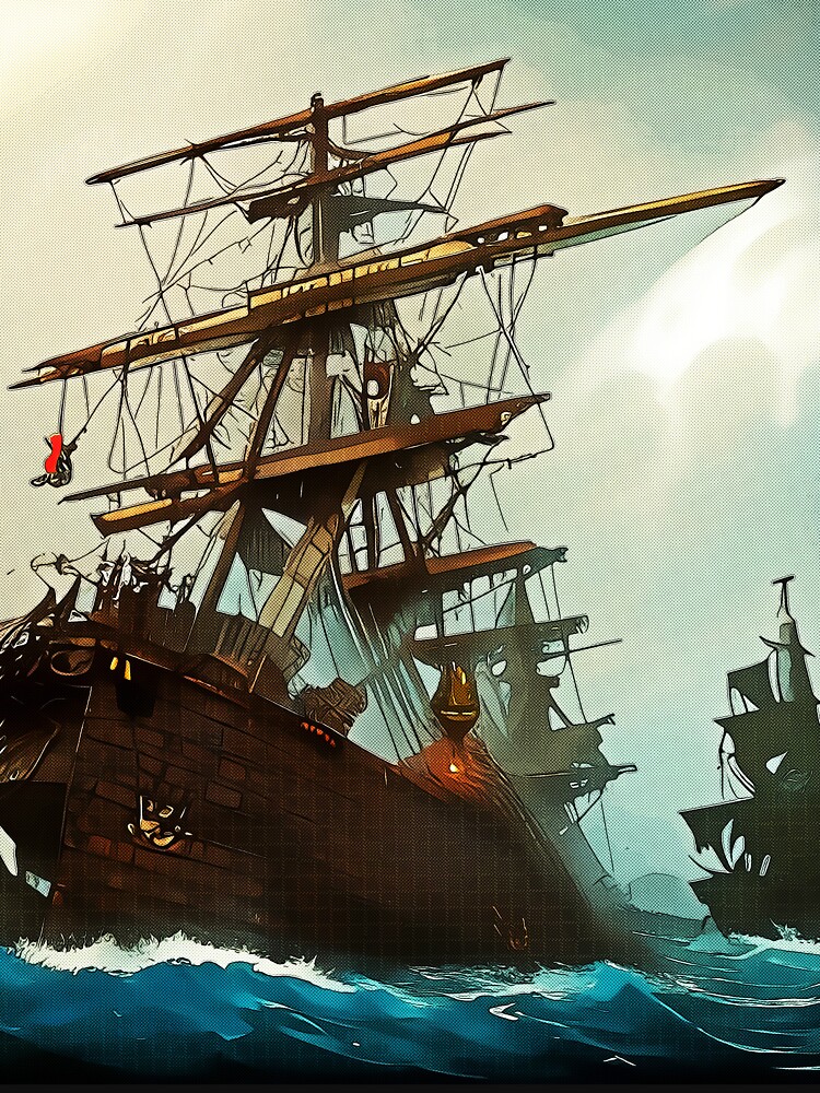 Blackbeard's Queen Anne's Revenge Pirate Ship in a Bottle