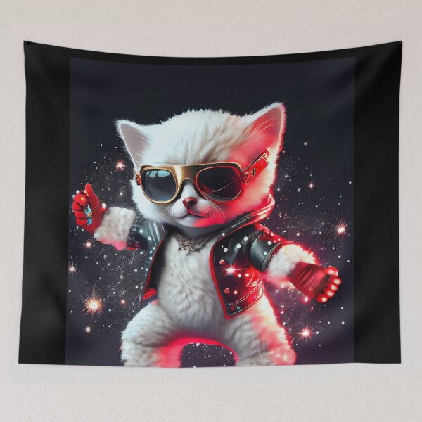 Item preview, Cute Cosmic Cat - Anime Art design designed and sold by AlNoah.