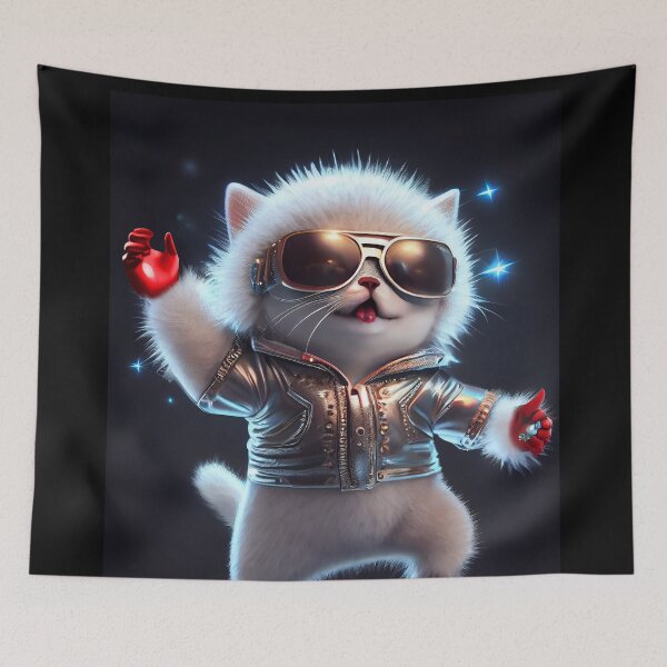 Item preview, Cute Cosmic Cat - Anime Art design designed and sold by AlNoah.