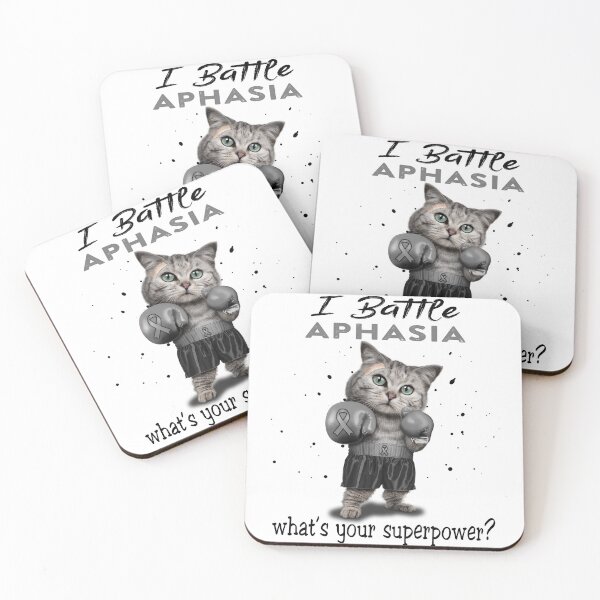Item preview, Aphasia Warrior - I Battle Aphasia What Is Your Superpower? designed and sold by Jennpak.