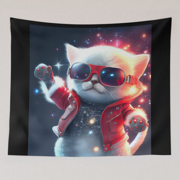 Item preview, Cute Cosmic Cat - Anime Art design designed and sold by AlNoah.