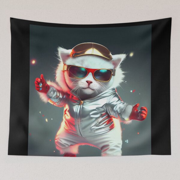 Item preview, Cute Cosmic Cat - Anime Art design designed and sold by AlNoah.