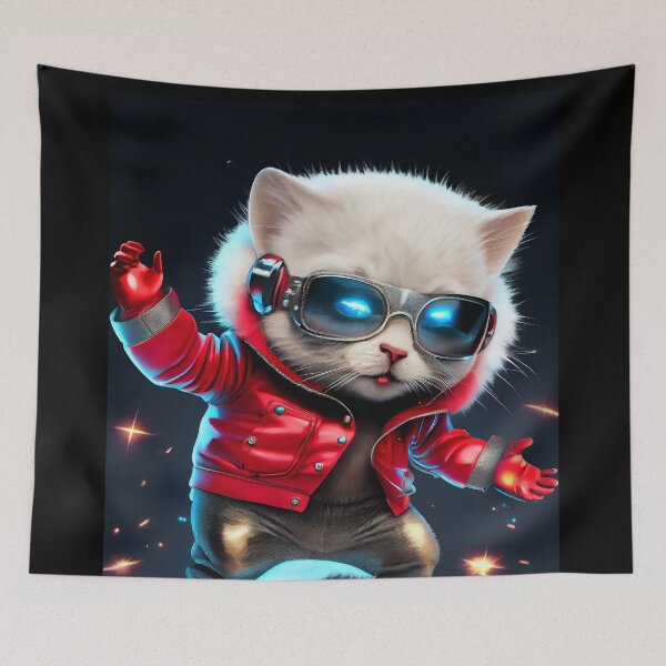 Item preview, Cute Cosmic Cat - Anime Art design designed and sold by AlNoah.