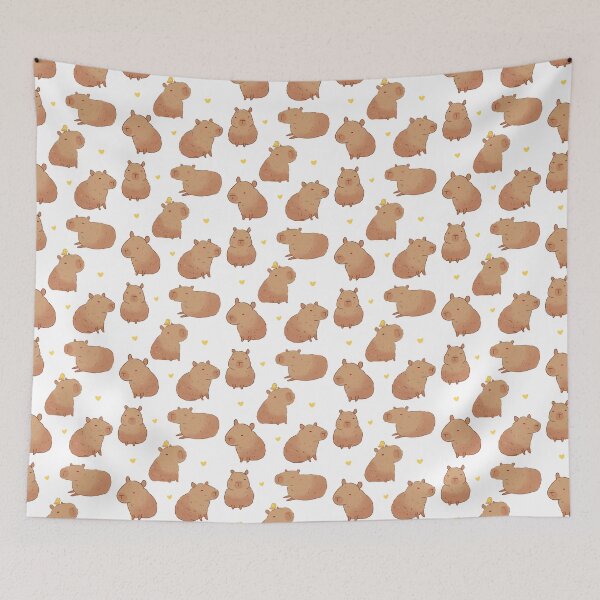 Item preview, capybaras drawing  designed and sold by Mayarart.