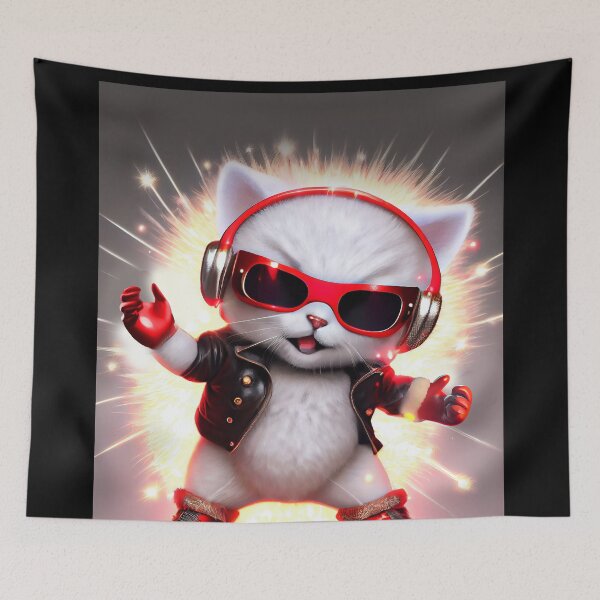 Item preview, Cute Cosmic Cat - Anime Art design designed and sold by AlNoah.