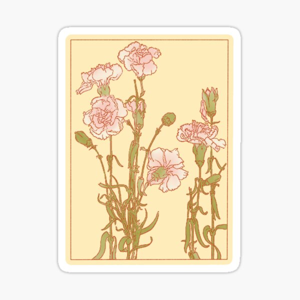 Artikel-Vorschau von Vintage rosa Blumenmuster, designt und verkauft von PaintingsByNora.
