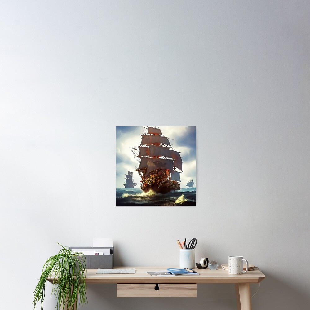 "Queen Anne's Revenge: The First Ship" Poster for Sale by the-alfiere ...