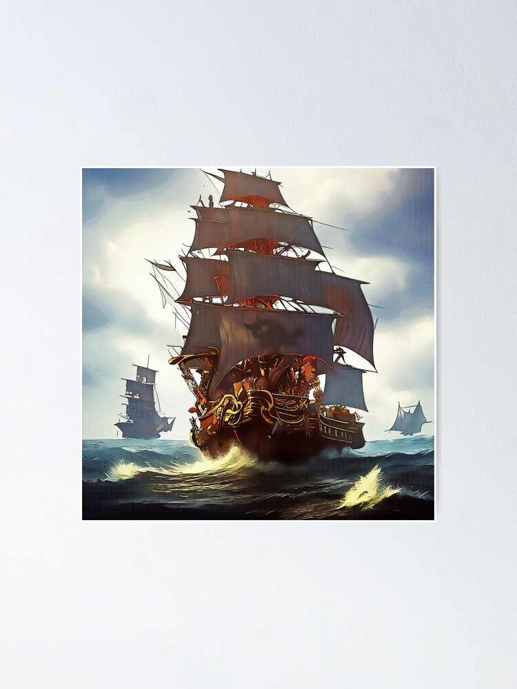 "Queen Anne's Revenge: The First Ship" Poster for Sale by the-alfiere ...