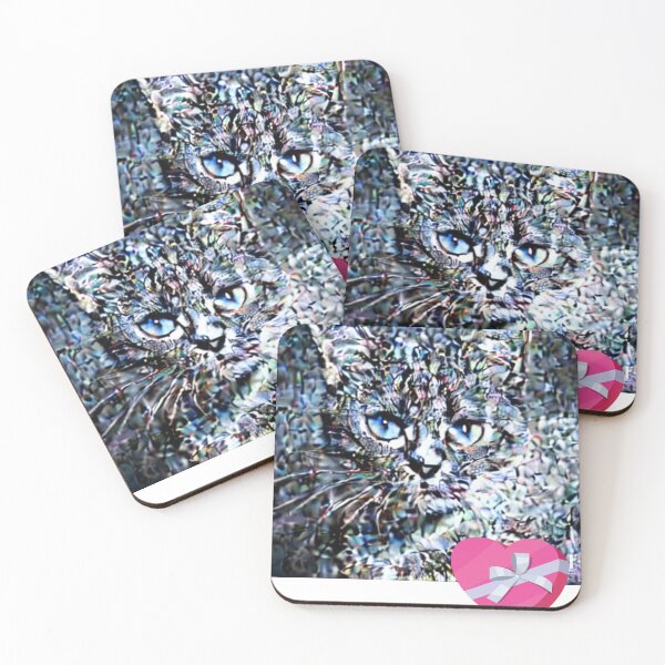 Item preview, beautiful cat decal designed and sold by SociableAnimals.