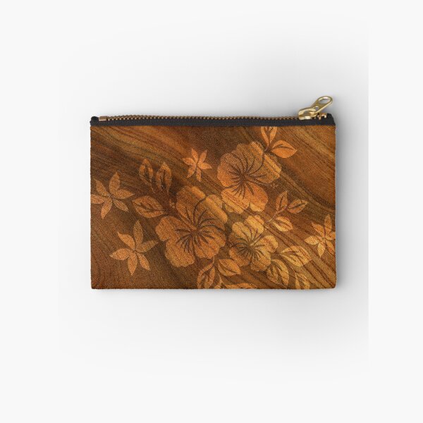 Item preview, Lilikoi Hibiscus Faux Burl Wood Hawaiian Surfboard designed and sold by DriveIndustries.