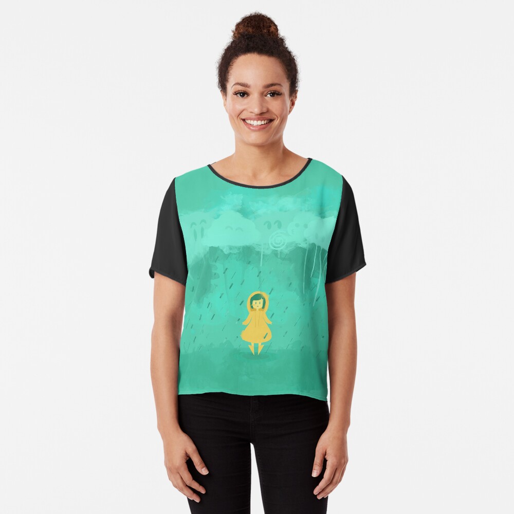 Rain Friends Chiffon Top