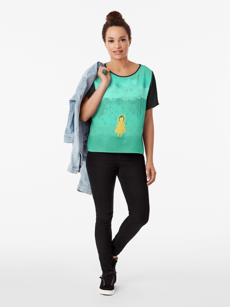 Alternate view of Rain Friends Chiffon Top