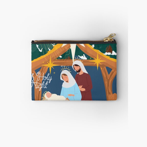 Item preview, Oh holy night starlight of Bethlehem mary, Joseph and Baby Jesus in his crip designed and sold by Silva-Sol.