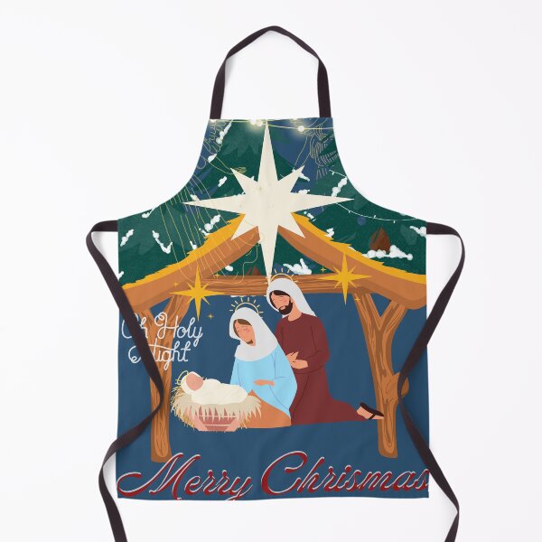 Item preview, Oh holy night starlight of Bethlehem mary, Joseph and Baby Jesus in his crip designed and sold by Silva-Sol.