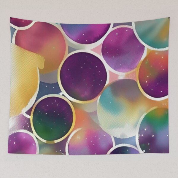Item preview, Reality of Uncertainty - Galactic Circular Orbs Pattern  designed and sold by bandjdesigns.