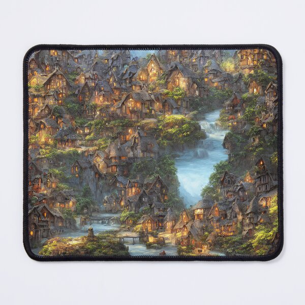 Item preview, fantasy village by a river designed and sold by David-Howells.
