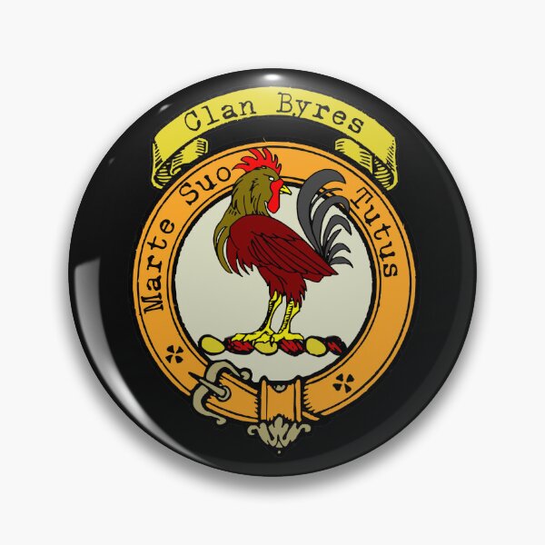 Item preview, Byres Clan Surname crest designed and sold by BagTown Clans.