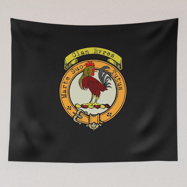 Item preview, Byres Clan Surname crest designed and sold by BagTown Clans.