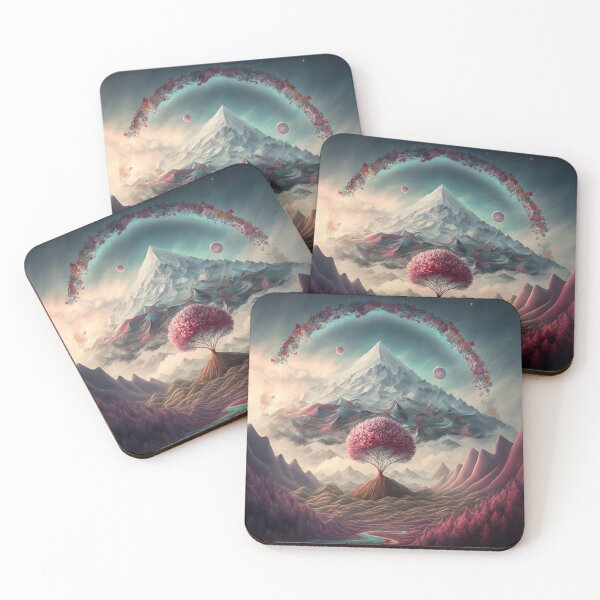Item preview, Landscape symmetry in vintage tones designed and sold by MorningPanda.
