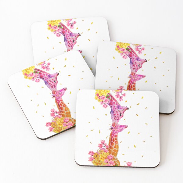 Item preview, Full of love Giraffes Flowers designed and sold by MandalaSoul.
